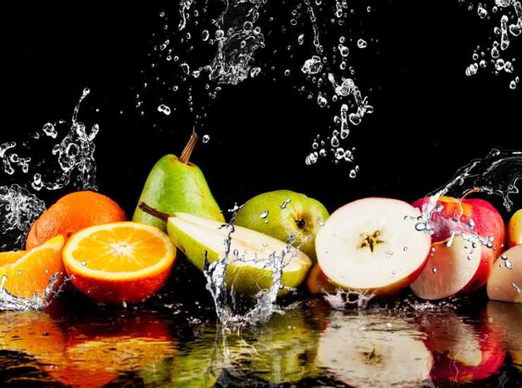 lavare frutta 