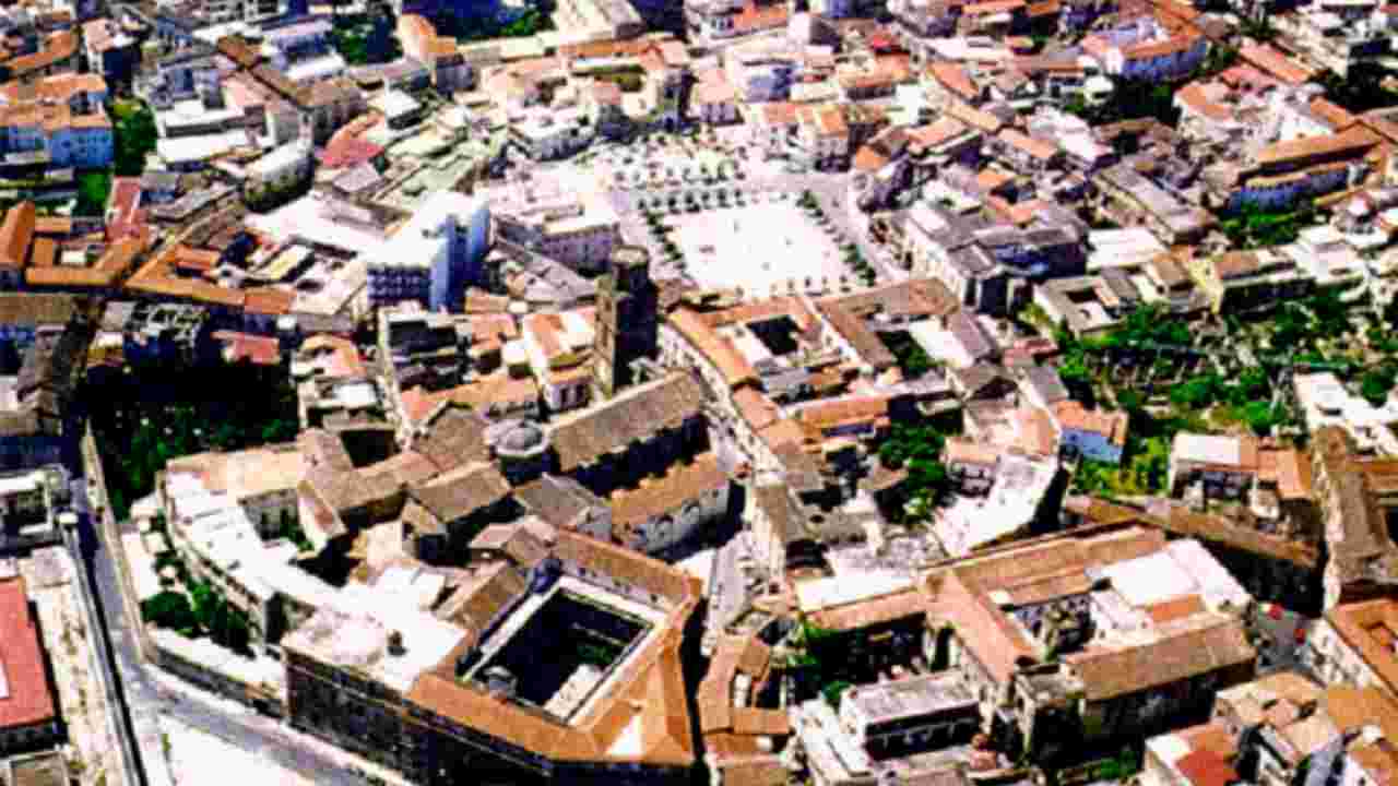 Veduta aerea di Aversa 