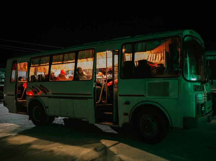 Autobus verde 