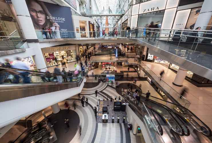 Centro commerciale trasformato