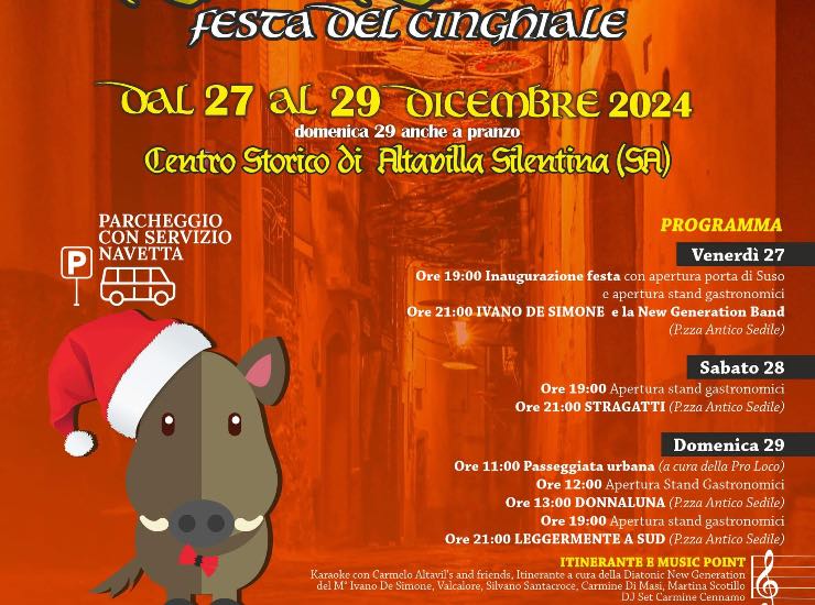 Programma Festa del Cinghiale 