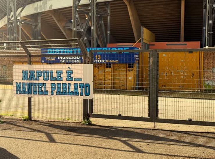 Striscione per Manuel Parlato (Fonte manuelparlato Instagram) - salernosera.it